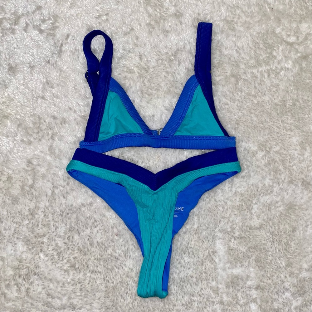 Oneoneswimwear bikini Set Blue Small Jesse